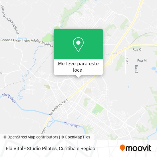 Elã Vital - Studio Pilates mapa