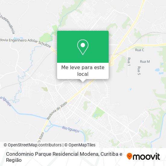 Condominio Parque Residencial Modena mapa