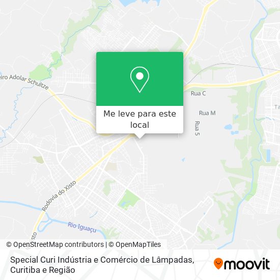 Special Curi Indústria e Comércio de Lâmpadas mapa