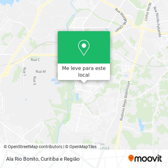 Ala Rio Bonito mapa