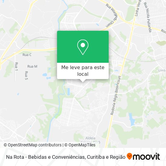 Na Rota - Bebidas e Conveniências mapa