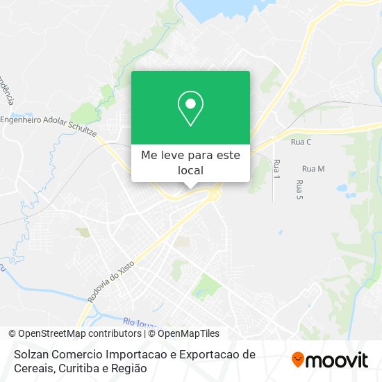 Solzan Comercio Importacao e Exportacao de Cereais mapa