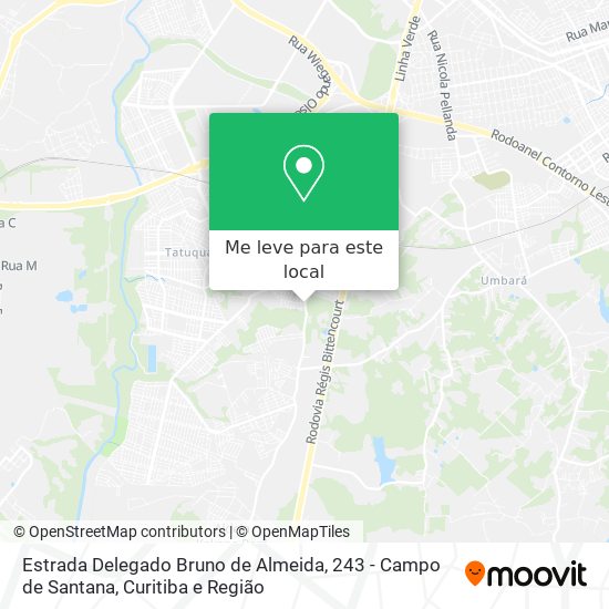 Estrada Delegado Bruno de Almeida, 243 - Campo de Santana mapa