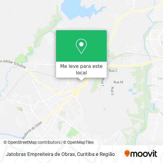 Jatobras Empreiteira de Obras mapa