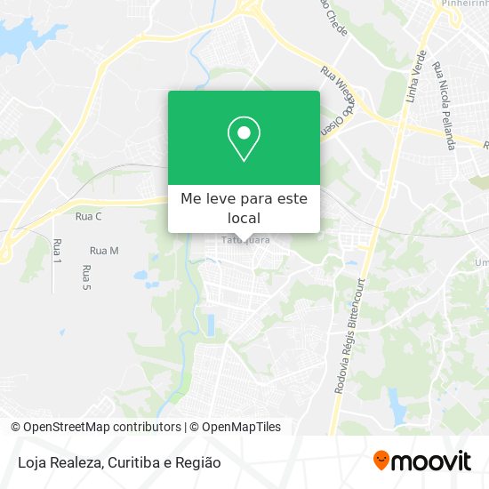 Loja Realeza mapa