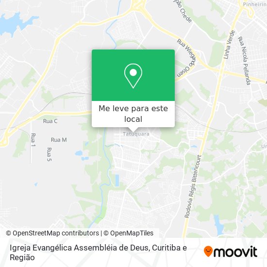 Igreja Evangélica Assembléia de Deus mapa