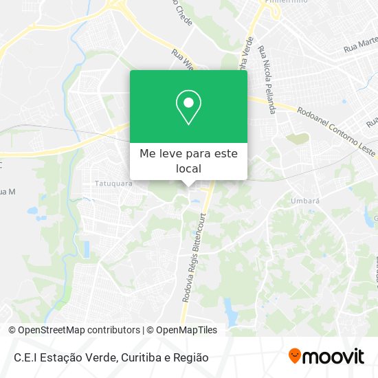 C.E.I Estação Verde mapa