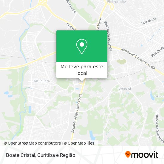 Boate Cristal mapa