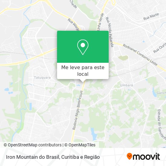 Iron Mountain do Brasil mapa