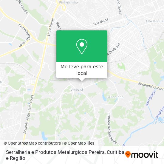 Serralheria e Produtos Metalurgicos Pereira mapa