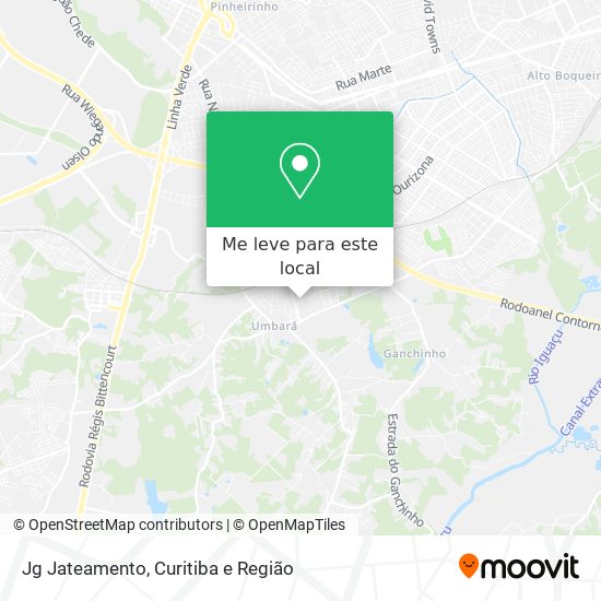 Jg Jateamento mapa