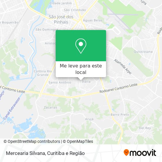 Mercearia Silvana mapa