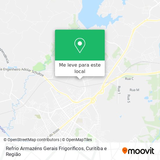 Refrio Armazéns Gerais Frigoríficos mapa