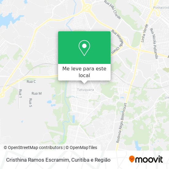 Cristhina Ramos Escramim mapa
