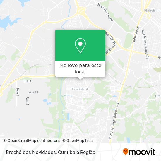 Brechó das Novidades mapa