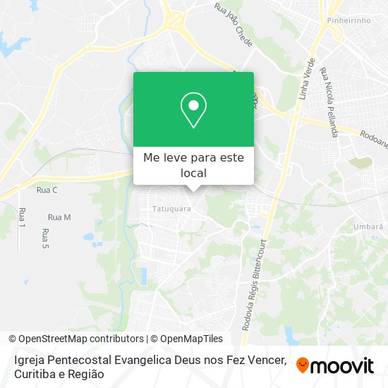 Igreja Pentecostal Evangelica Deus nos Fez Vencer mapa