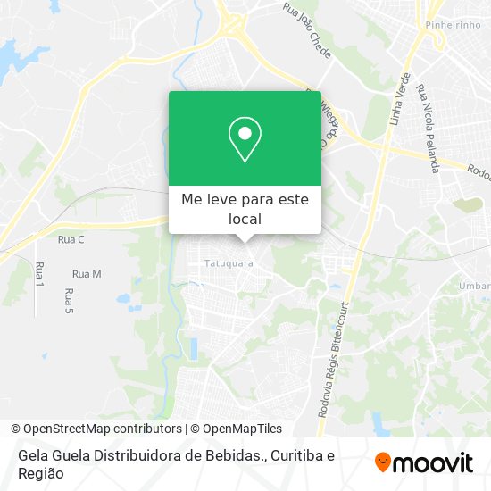 Gela Guela Distribuidora de Bebidas. mapa