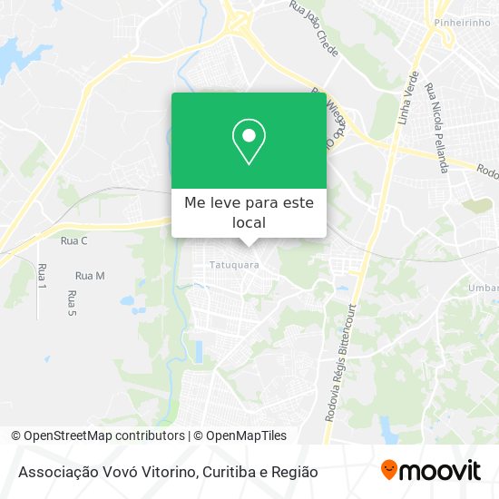 Associação Vovó Vitorino mapa