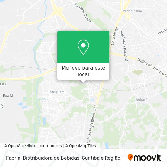 Fabrini Distribuidora de Bebidas mapa