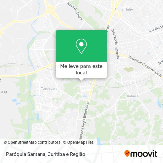 Paróquia Santana mapa