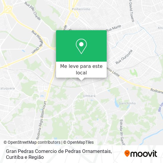 Gran Pedras Comercio de Pedras Ornamentais mapa