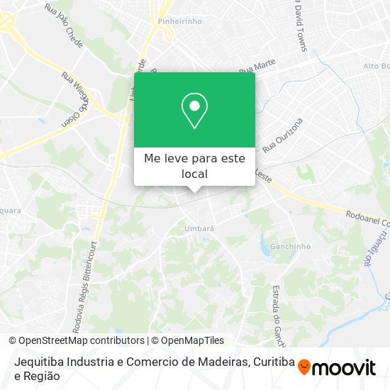 Jequitiba Industria e Comercio de Madeiras mapa