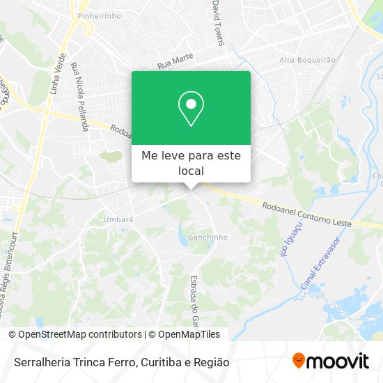 Serralheria Trinca Ferro mapa