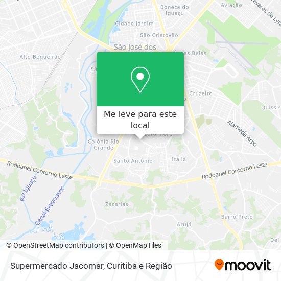 Supermercado Jacomar mapa