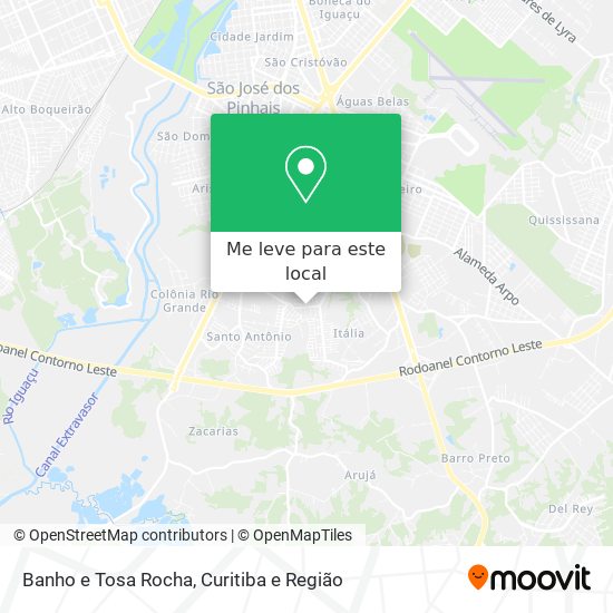 Banho e Tosa Rocha mapa