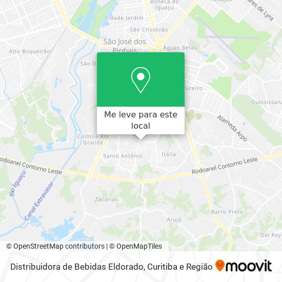 Distribuidora de Bebidas Eldorado mapa