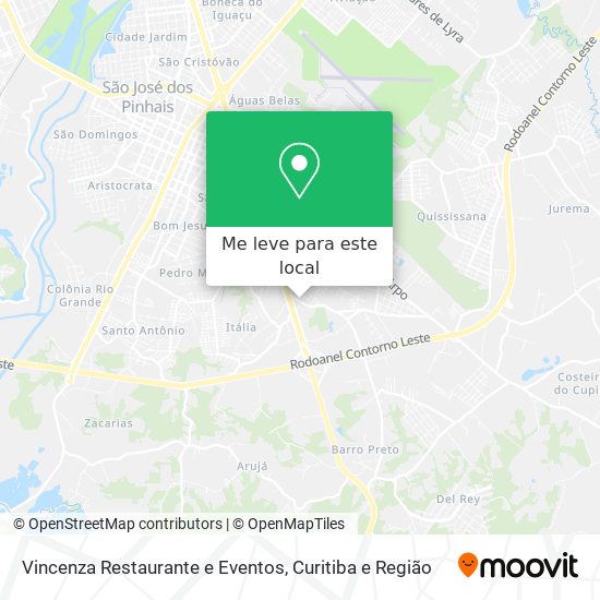 Vincenza Restaurante e Eventos mapa