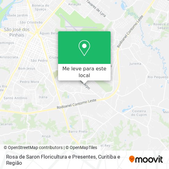 Rosa de Saron Floricultura e Presentes mapa