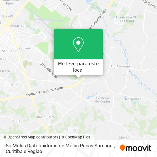 Só Molas Distribuidoras de Molas Peças Sprenger mapa