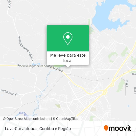 Lava-Car Jatobas mapa
