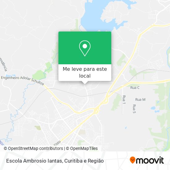 Escola Ambrosio Iantas mapa