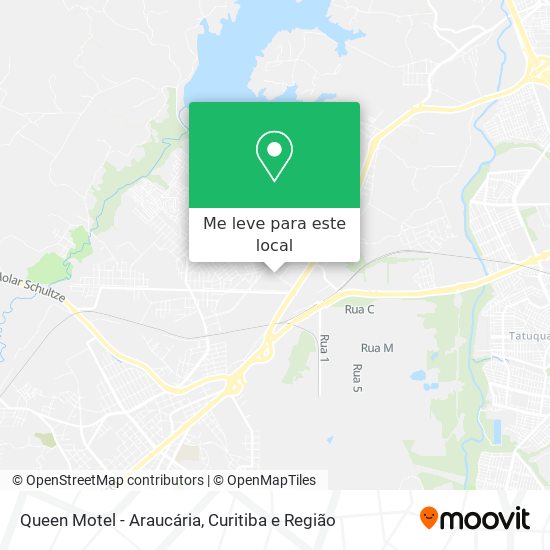 Queen Motel - Araucária mapa