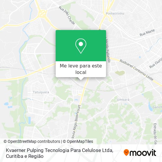 Kvaerner Pulping Tecnologia Para Celulose Ltda mapa