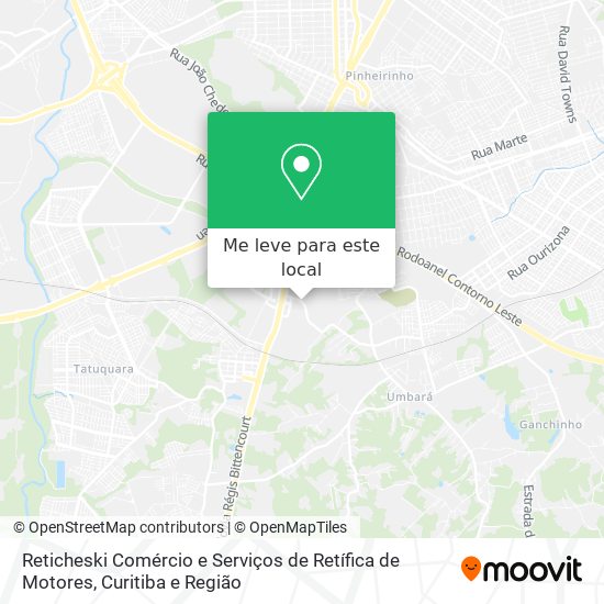Reticheski Comércio e Serviços de Retífica de Motores mapa