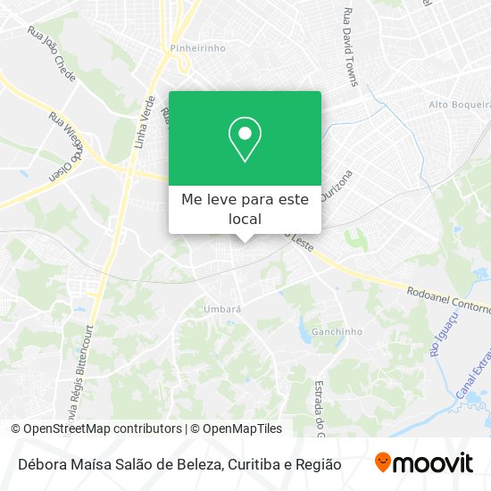 Débora Maísa Salão de Beleza mapa
