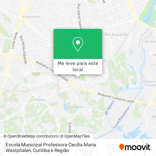 Escola Municipal Professora Cecília Maria Westphalen mapa