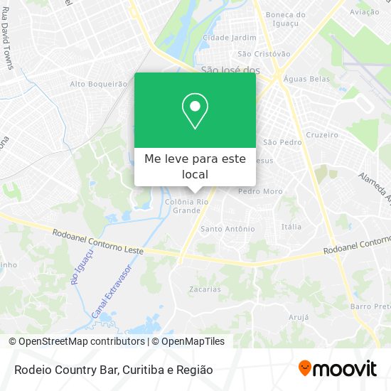Rodeio Country Bar mapa
