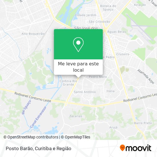 Posto Barão mapa