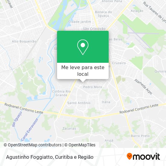 Agustinho Foggiatto mapa