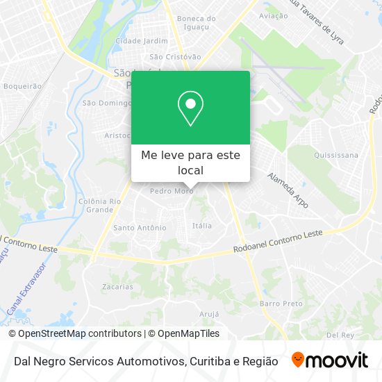 Dal Negro Servicos Automotivos mapa