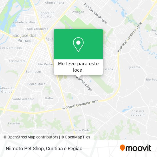 Niimoto Pet Shop mapa