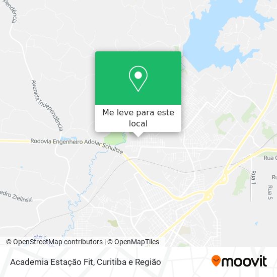 Academia Estação Fit mapa