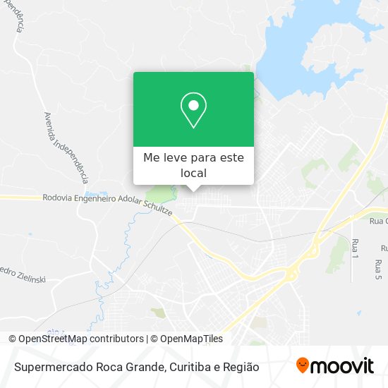 Supermercado Roca Grande mapa