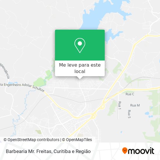 Barbearia Mr. Freitas mapa