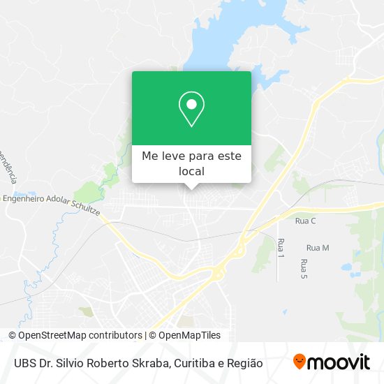 UBS Dr. Silvio Roberto Skraba mapa