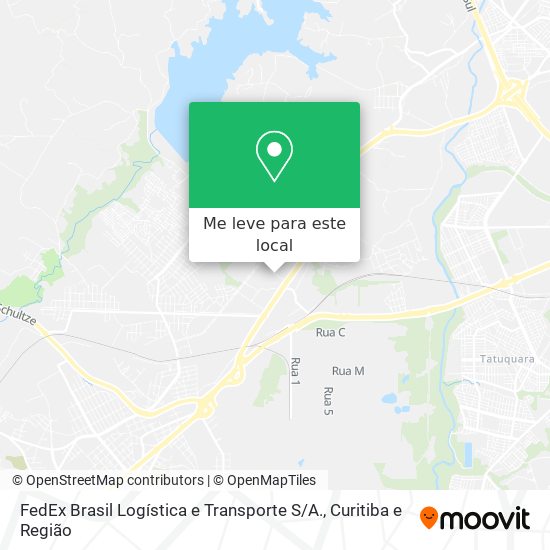 FedEx Brasil Logística e Transporte S / A. mapa